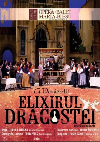 "Elixirul dragostei", premieră de zile mari la Opera Naţională Chișinău