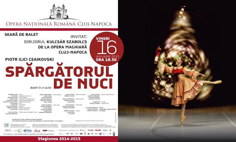 Spectacol fermecator, pe ritmul cadentat al SPARGATORULUI DE NUCI, vineri 16 ianuarie