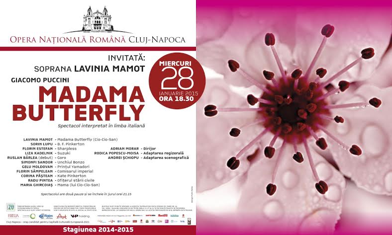 Un nou zbor liric al  Madamei Butterfly  pe scena operei clujene