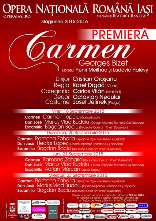 "Carmen" la Iasi in septembrie