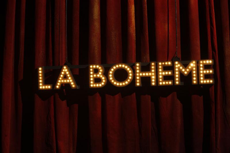 The bohemian and his dear one. My "La Boheme" and I!