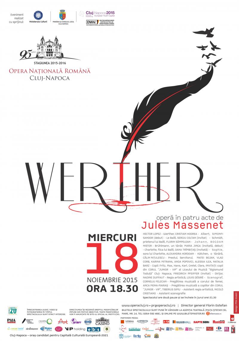 WERTHER revine!  Dirijorul austriac Friedrich Pfeiffer, în premieră la pupitrul aclamatului spectacol