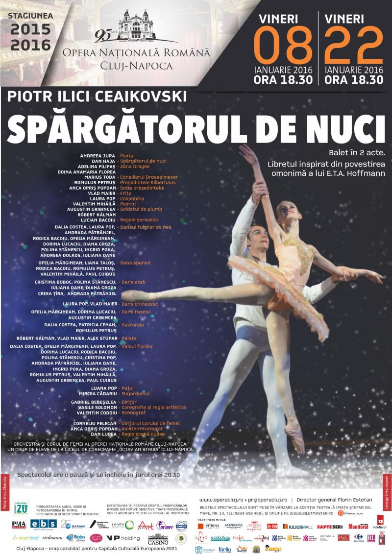 "Spărgătorul de nuci",  Vineri,  8 ianuarie 2016