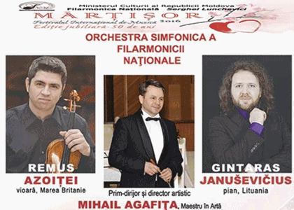 Violonistul Remus Azoiţei, la Chişinău