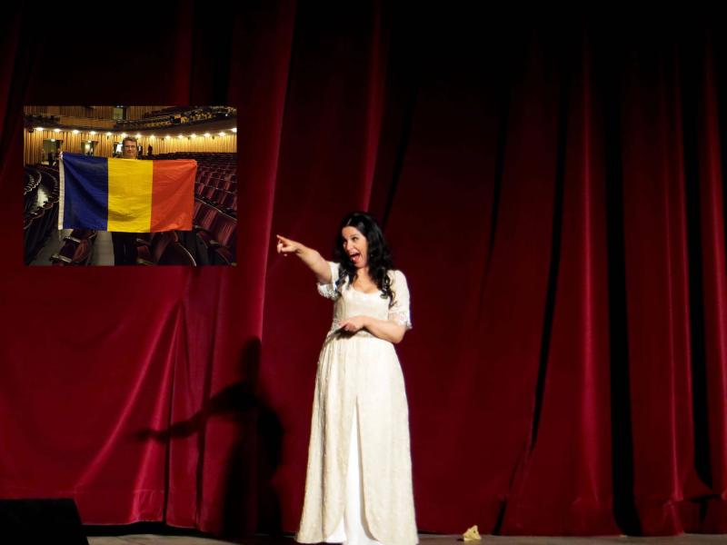 Floria Angela Tosca pictată in Orasul Ursului. "Irgendwann fällt jede Mauer"