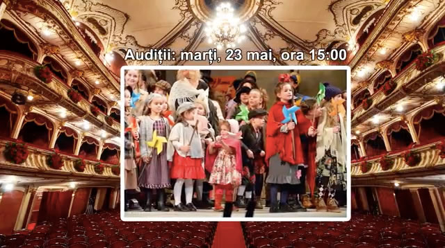 AUDIȚII pentru Corul de Copii Junior VIP