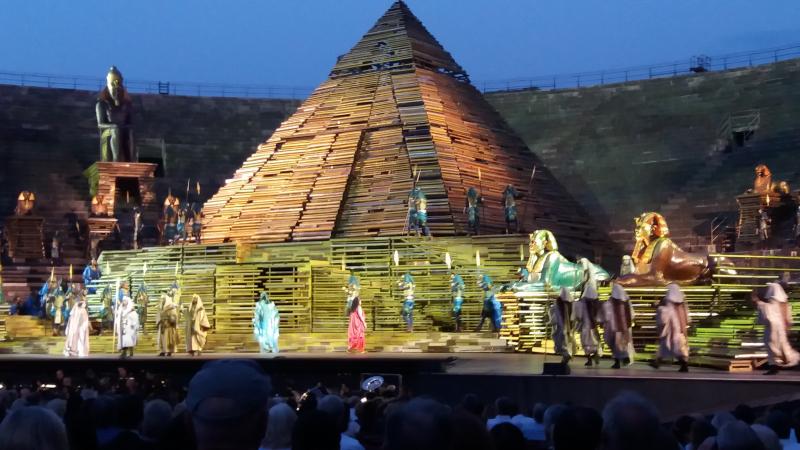 "Aida" la Verona, Aida la Roma