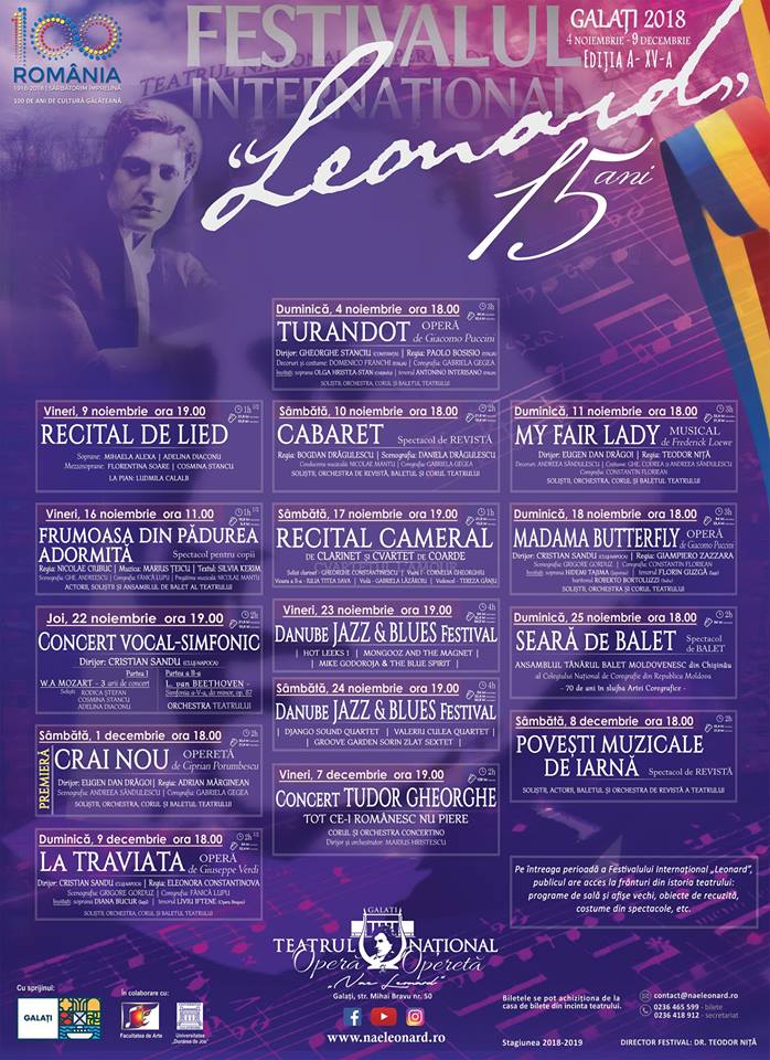 Program noiembrie si decembrie 2018