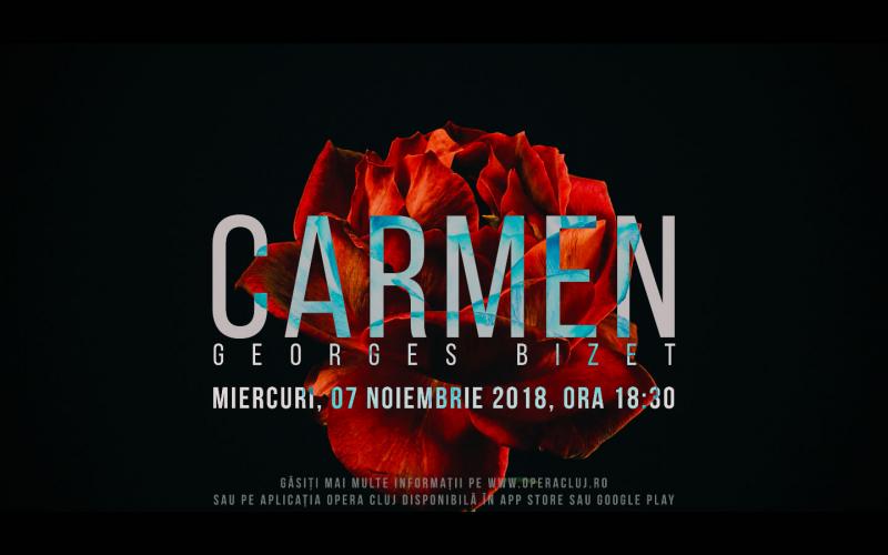 CARMEN revine pe scenă Miercuri, 7 noiembrie 2018, ora 18:30
