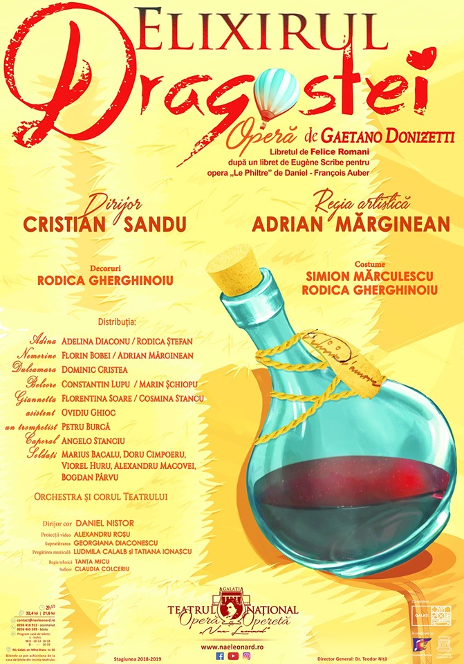 "Elixirul dragostei" la Dunăre