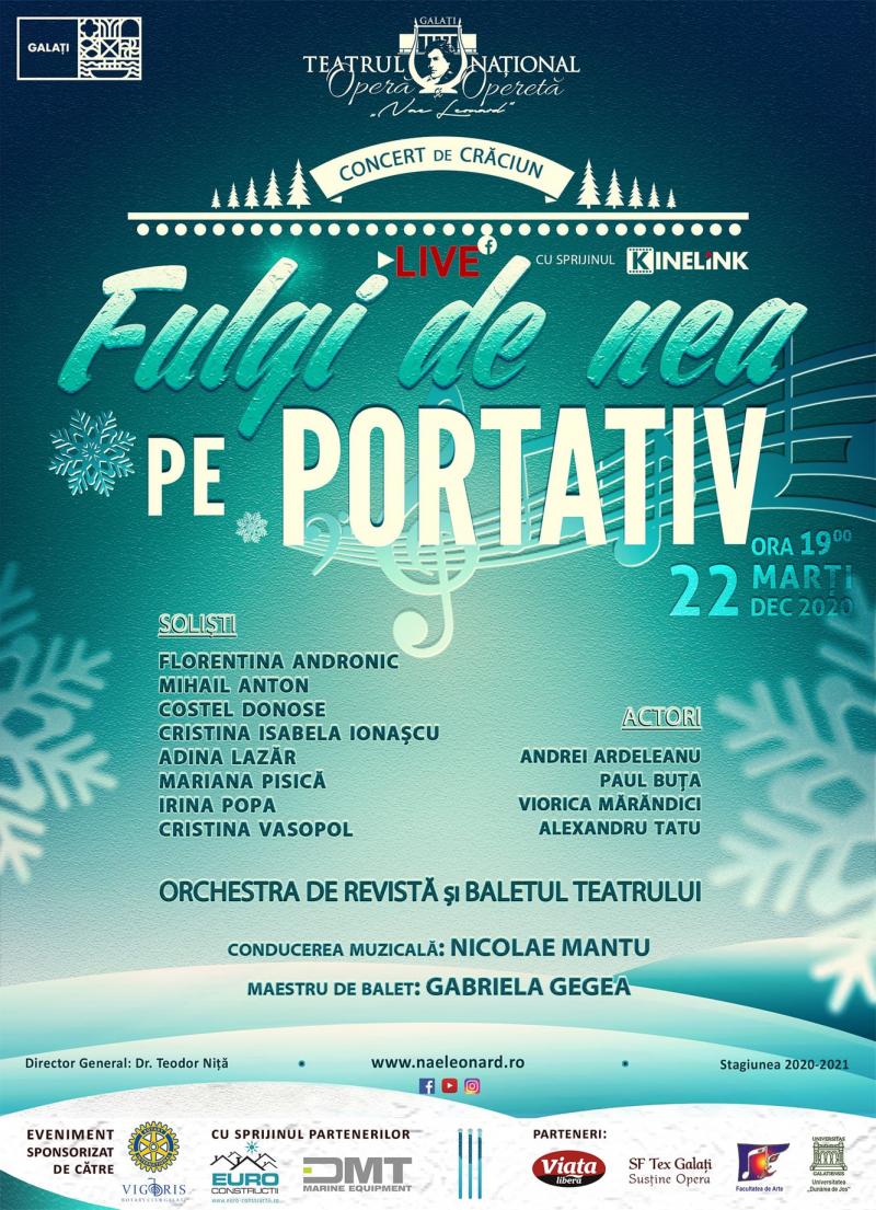 Anulare spectacole și la Galați