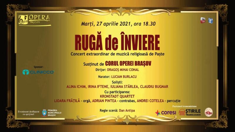 „Rugă de Înviere”, darul muzical al Corului Operei Brașov