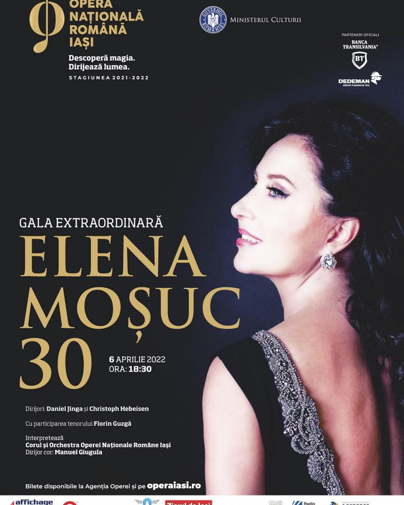 "Gala aniversară Elena Moșuc 30" la Iași
