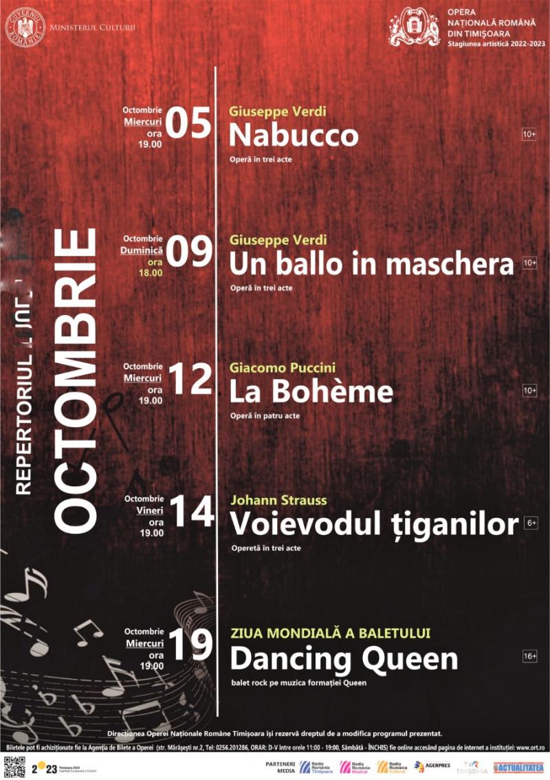 Program octombrie 2022