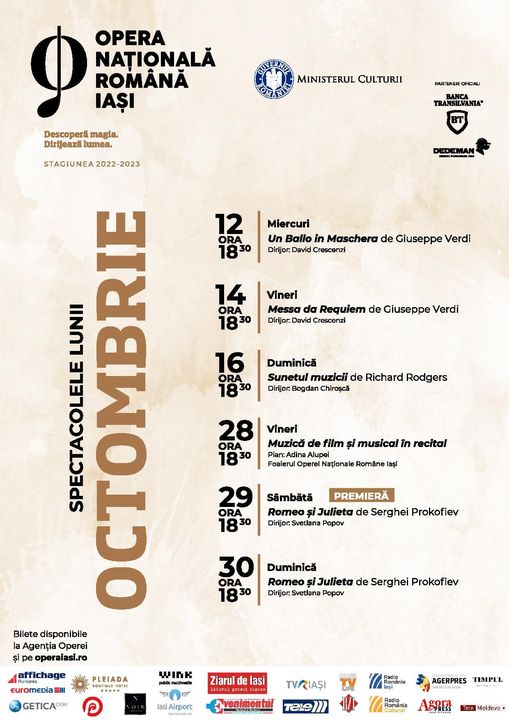 Program octombrie 2022