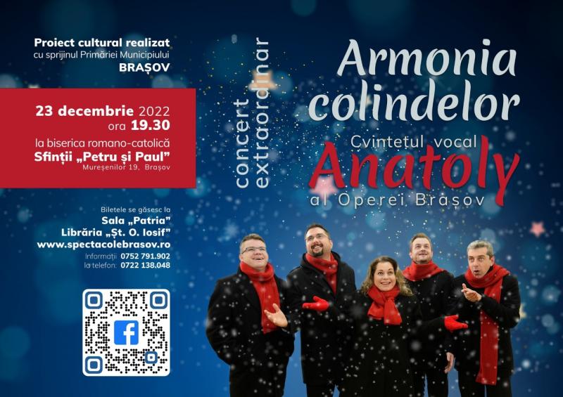 „Armonia colindelor”, Concert de Crăciun la Opera Brașov