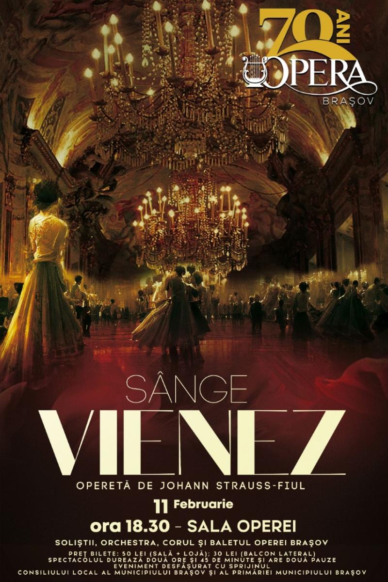 Atmosferă vieneză, în week-end, pe scena Operei Brașov!