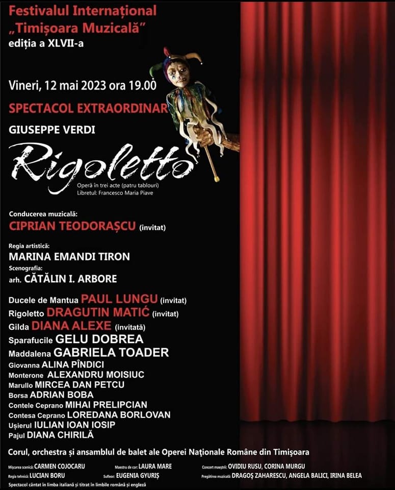 „Rigoletto” aduce pe scena Operei timișorene invitați din țară și străinătate