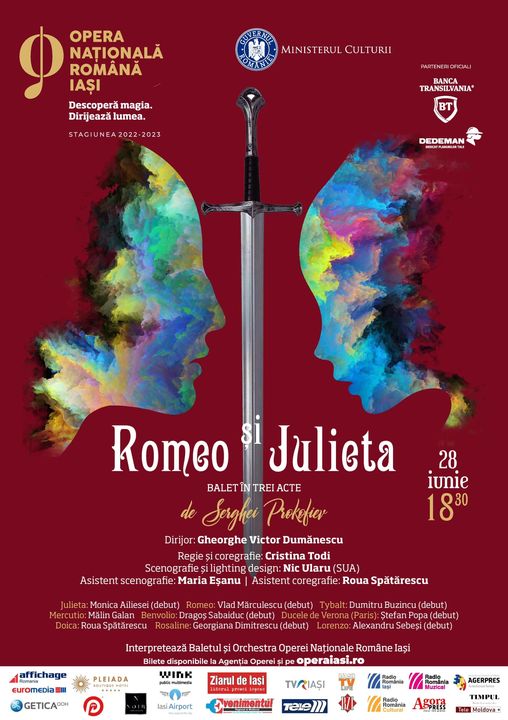 Spectacolul de balet “Romeo și Julieta”, repetiția generală, cu public