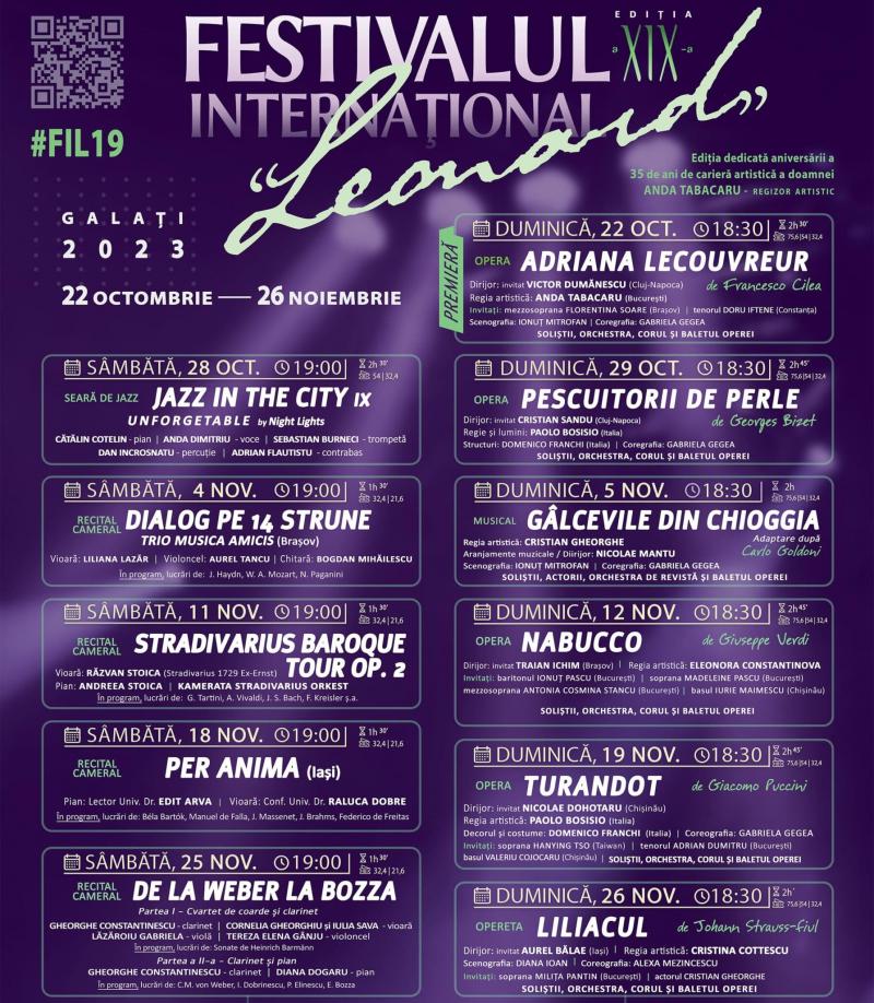 Festivalul Internațional "Leonard 2023"