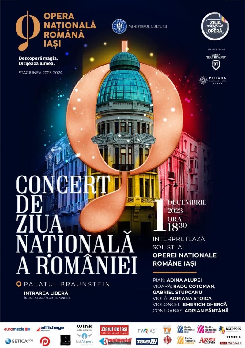 Concert de operă cu prilejul Zilei Naționale a României