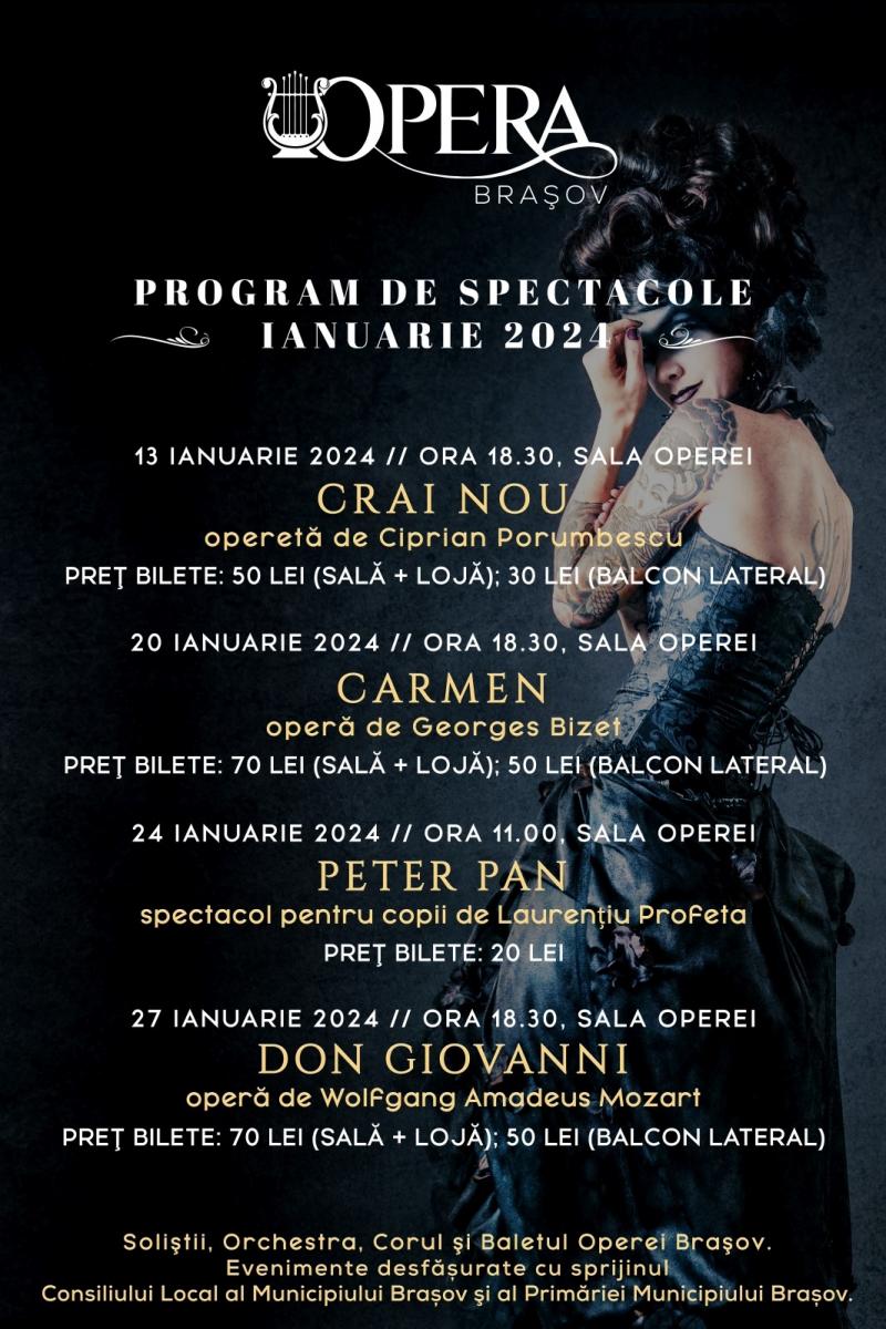 Program ianuarie 2024