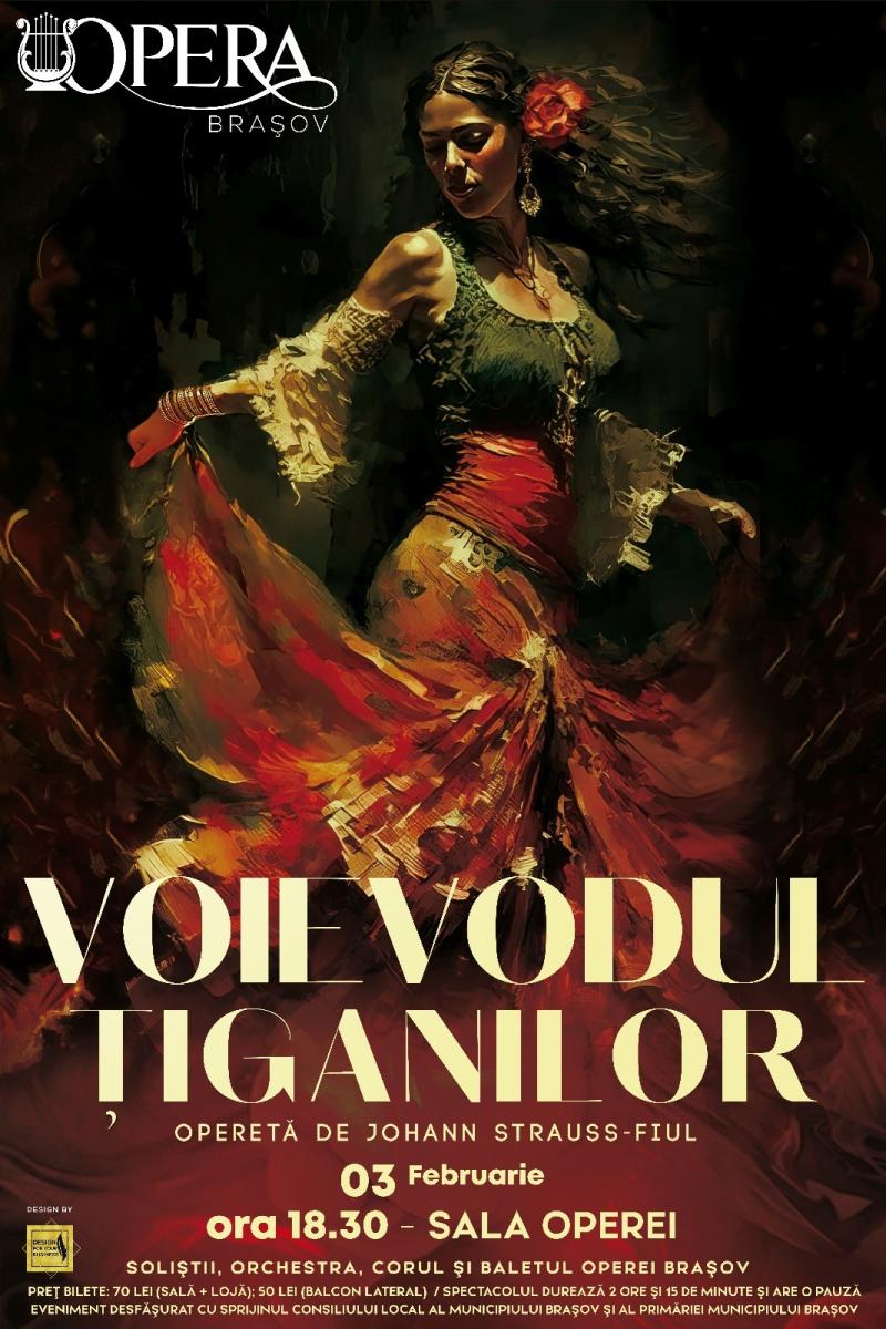 "Voievodul" lui Johann Strauss-fiul, la Opera Brașov
