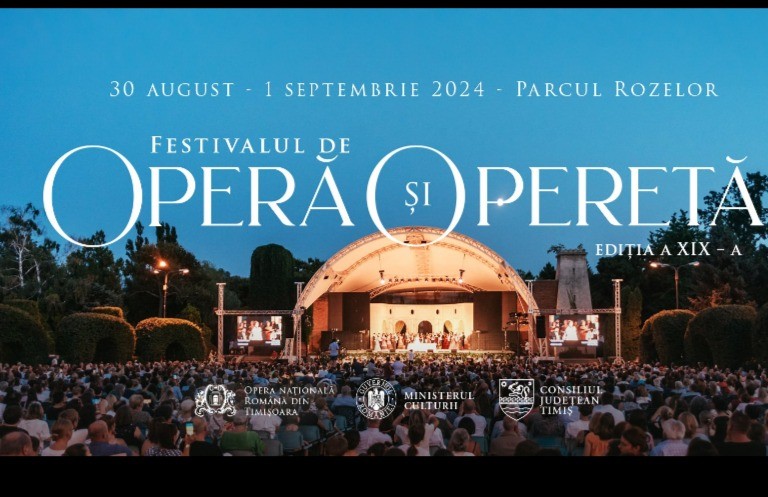 Festivalul de Opera si Opereta in Parcul Rozelor, editia 2024