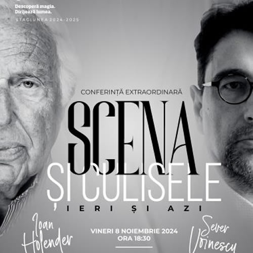 Ioan Holender și Sever Voinescu la Opera Iași