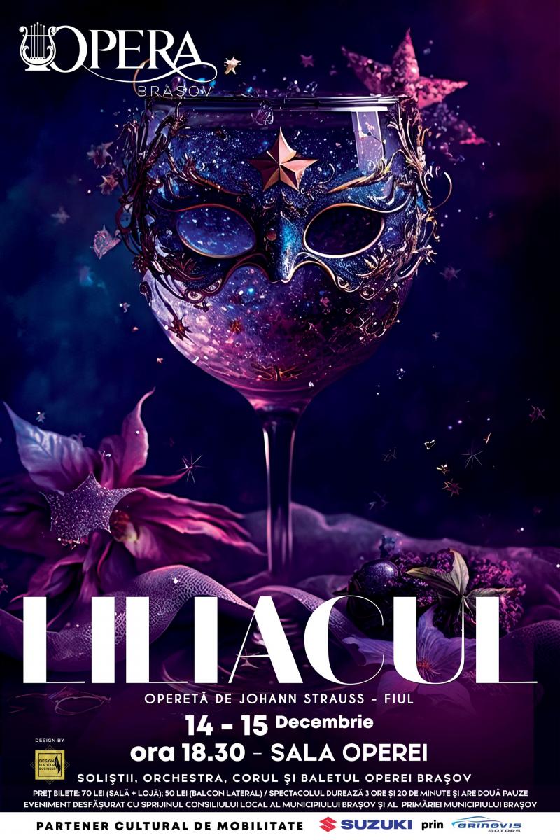 „Liliacul”, pe scena Operei Brașov în două reprezentații!