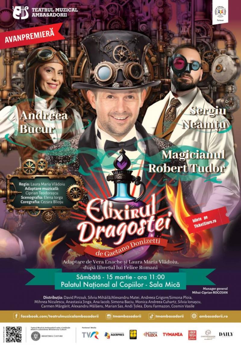 Elixirul dragostei cu Magicianul Robert Tudor - Avanpremieră
