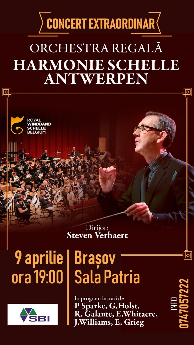 Orchestra Regală Harmonie Schelle  9 aprilie, Sala Patria, Brașov, ora 19.00