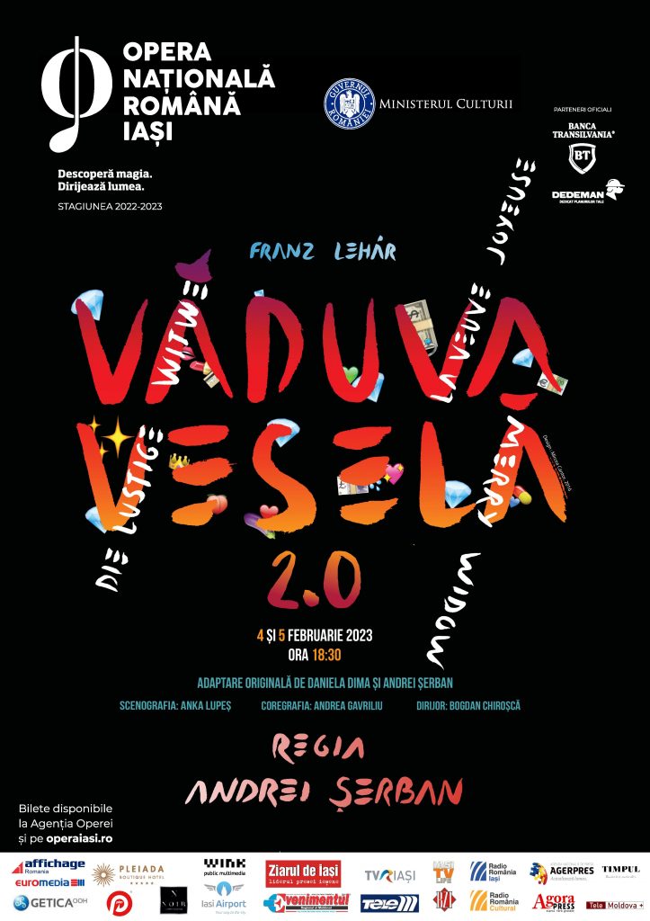 O operetă spumoasă, „Văduva veselă 2.0”, la Opera Iași