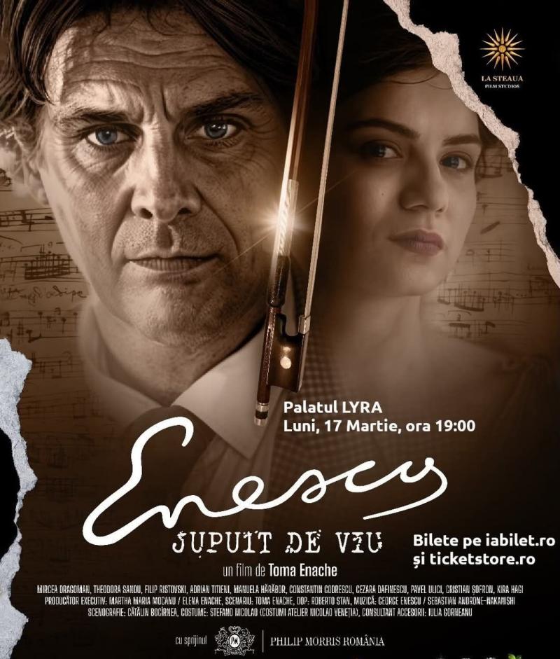 La Palatul Culturii Brăilene „Lyra” va avea loc proiecția ultimului film despre George Enescu