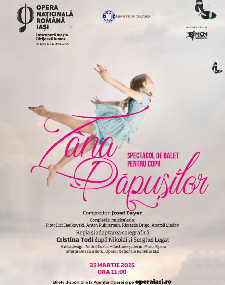 Spectacol de balet pentru copii la Opera Iași: „Zâna păpușilor”