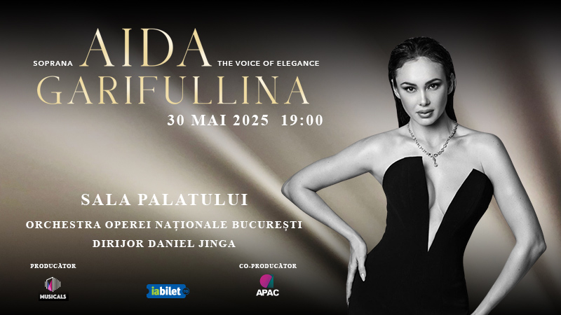 Aida Garifullina, la Sala Palatului din București pe 30 mai 2025