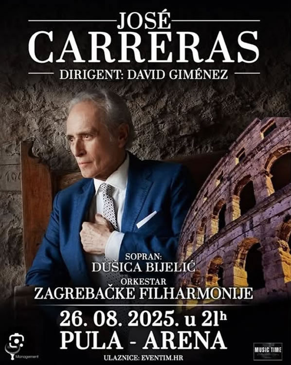 José Carreras - Live în Arena din Pula