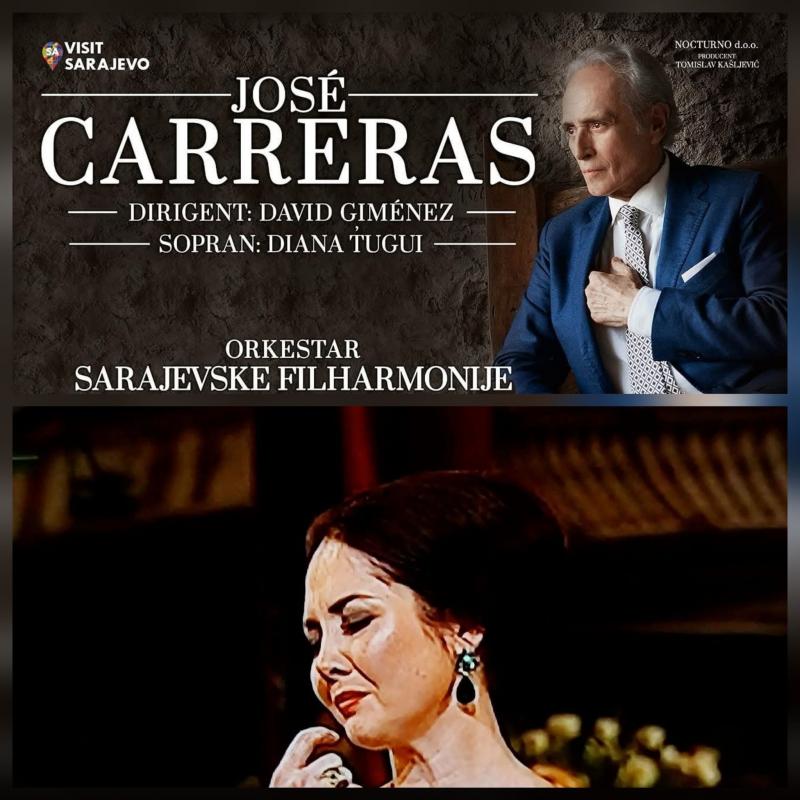 Diana Tugui, invitata specială la concertul Jose Carreras de la Saraievo