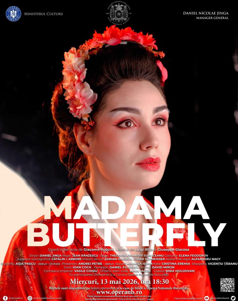 Madama Butterfly – două seri dedicate capodoperei lui Puccini 