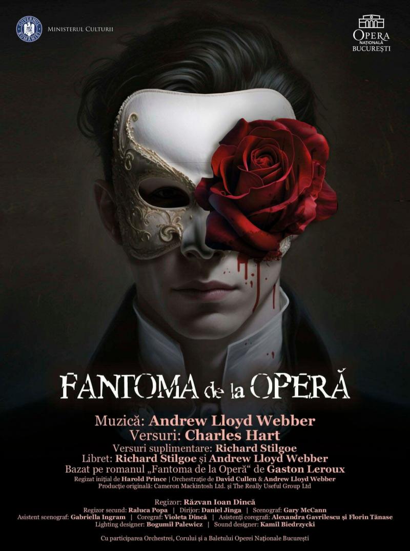 "Fantoma de la Operă" revine în septembrie