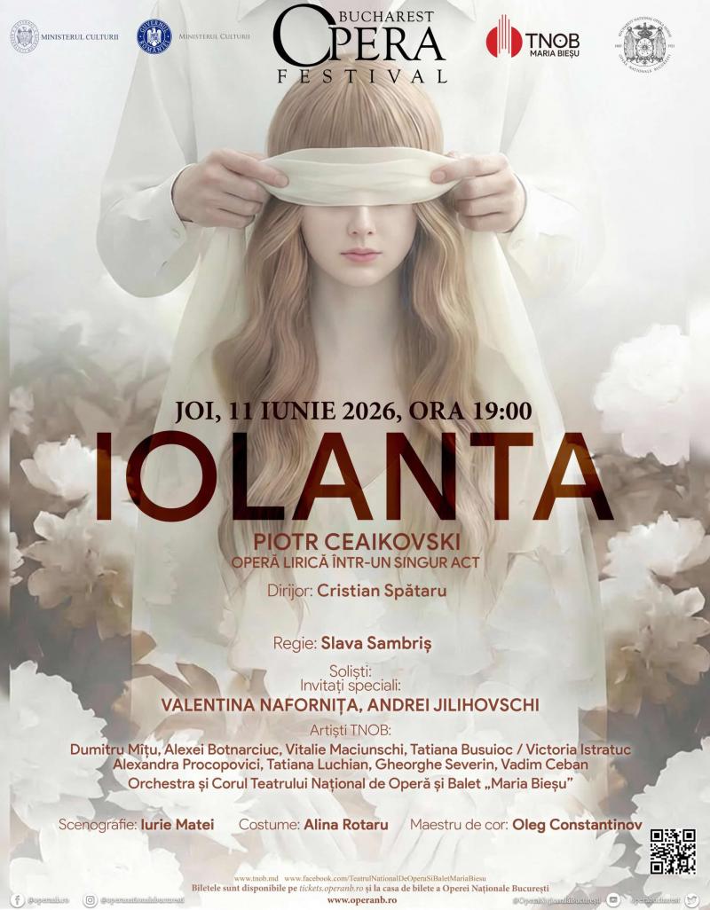 Când iubirea devine lumină! Iolanta deschide Bucharest Opera Festival